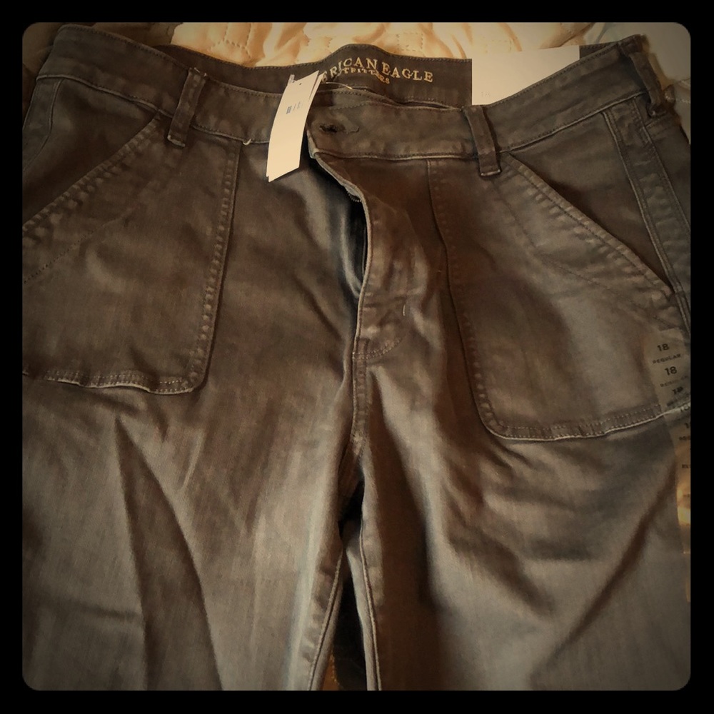 American eagle - hi rise Jegging crop size 18